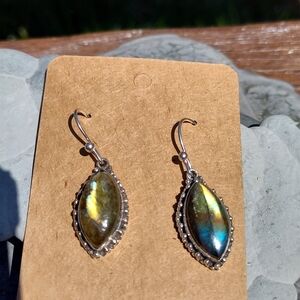 Elegant Silver and Gold-Toned Earrings